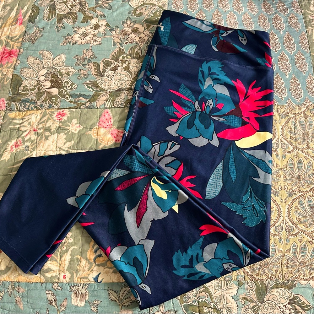 XXL Floral (Full Length) Yoga Pants